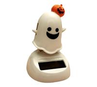 Générique Solar - ABS 8.5cm Size, Halloween Dance Figurine, Solar Powered Movement | Cute Shaking Design, Solars Powered Ghost, Car Dashboard Ornament for Window, Desk, Table, Home Decor