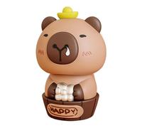 Générique Solar Capybara Dashboard Ornament Moving Decor, Decors Cute Figure | Ideal/Suitable for Vehicle Console Home Office Truck Decoration Daily Driving Travel Display Gift