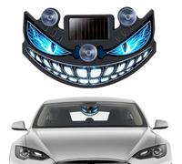 Générique Solar Car Window Lights - LED Eyes | USB Rechargeable ABS 5W