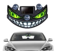 Générique Solar Car Window Lights - LED Eyes | USB Rechargeable ABS 5W