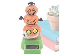 Générique Solar Dancing Figure, Halloween Pumpkin Toy, 2.36x2.05x4.33 inches, Dashboard Bobble Ornament, Sunlight Powered Motion, No Battery Needed, Fun Gift for Kids Friends, Car Interior Decor