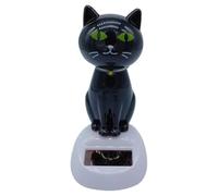 Générique Solar Dancing Toy, Solar Powered Swinging, 2.76x2.76in Cute Cat Bobble, Animated Dashboard Decoration, Fun Car Decorations for Vehicle Kids Boys Girls Women Men