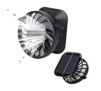 Générique Solar Fan Hat Replacement, Lightweight Cooling Accessory, Quiet Rechargeable Fan Insert, Hands Free Outdoor Wearable for Fishing, Travel Adventures, Camping, Beach, Hiking, Sports Use