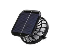 Générique Solar Fan Replacement, Lightweight Cooling Unit, Weatherproof Mini Insert, Hands-Free Ventilation Attachment for Outdoor Camping Fishing Travel Heat Relief, Flexible Cooling Solution