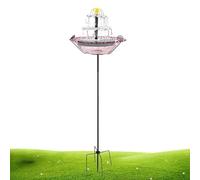 Générique Solar Fountain for Bird Bath - Outdoor Floating Water Pump with Solar Panel | Eco Powered Garden Fountain Spray Kit for Bird Bath Pond Patio Water Feature Decorative Use