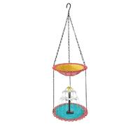 Générique Solar Fountain for Bird Bath, Solar Pump Food Bowl & Bird Bath Feeder Fountain, Eco-Friendly Outdoor Water Feature for Hummingbirds, Robins, Sparrows, Terrace, Pillars, Patio, Yard, Balcony