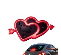 Générique Solar LED Heart Car Ambient Light 7 Mode Interior Decor