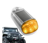 Générique Solar LED Truck Light - 12-LED Cab Marker, Roof Adhesive Lamp | Waterproof Vehicle Lighting System, SUV RV Trailer Roof Illumination Kit With Solar Powered Cab Marker Lights For Trucks