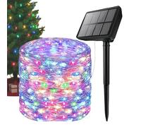Générique Solar Lights, Led String Lights, Outdoor Decorative Lights, Waterproof Weather Resistant, Ambient Glow Illumination, Garden Fence Patio Yard Camping Decor, Multi Inches Warm White 1 Set