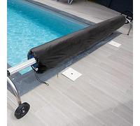 Générique Solar Pool Reel Cover - Protective Waterproof Blanket, Heavy Duty Reel Accessory, Pool Gear | Adjustable Design with Secure Fit for Ground Inground Various Shape Swimming Pools