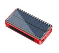 Générique Solar Power Bank - Solar Phone Charger With Monocrystalline Silicon Panel 50000mAh Multiple Qi Charging | Bank Of Solars Charger Energy With Internal Potential Ideal For Exterior Routes