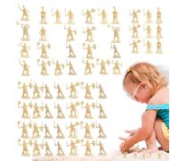 Générique Soldats Jouets,Figurines Miniatures Détaillées - Miniatures Anciennes 100x Statues Modèles Ensembles De Jeu pour Projets Éducatifs Jeu D'imitation pour Garçons Et Filles