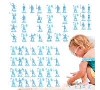 Générique Soldats Jouets Hommes, Ensemble de Soldats Jouets, Miniatures Anciennes 100x Statues Modèles Ensembles De Jeu pour Projets Éducatifs Jeu D'imitation pour Garçons Et Filles