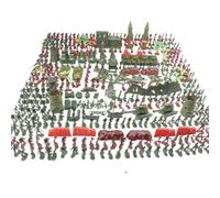 Générique Soldier Men Toys - 100pcs Weapons Action Figures Playset