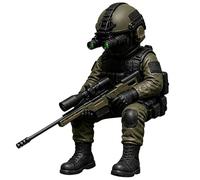Générique Soldier Toys - Small Realistic Figures, Miniature Playset | Toy Soldier Collection for Pretend Play Educational Projects Decoration Boys Kids Party Display Imaginative Learning Fun Use