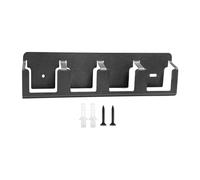 Générique Solid Steel walls - Mounted Battery Organizer, Heavy Duty Metal Rack, Holder for 18V Batteries Ideal for Organizing Tools in the Garage Home Office, Bedroom and Study Room, Multi Color