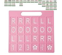 Générique Solo Mahjong Board - 24 Slots Practice Learning Board