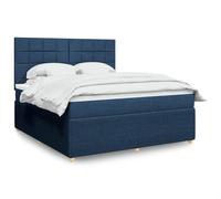 Générique Sommier à Lattes de lit avec Matelas Bleu 180x200 cm Tissu,Lits & Cadres de lit,110.94KG-3292141