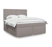 Générique Sommier à Lattes de lit avec Matelas Taupe 180x200 cm Tissu,Lits & Cadres de lit,111.04KG-3293656