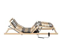 Générique Sommier à Lattes électrique sans Matelas avec 7 Zones 80x200 cm,Meubles,Lits & Accessoires,Lits & Cadres de lit,Brun,28kg,321827