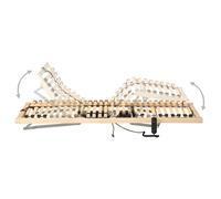 Générique Sommier à Lattes électrique sans Matelas avec 7 Zones 80x200 cm,Meubles,Lits & Accessoires,Lits & Cadres de lit,Brun,27kg,321823