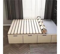 Générique Sommier à Lattes Respirant en Bois Massif, Cadre de futon Pliable et Portable, sommier à Lattes Enroulable en Bois, sommier Rigide Pliable, Lattes de Soutien pour Chambre à Coucher et Salon