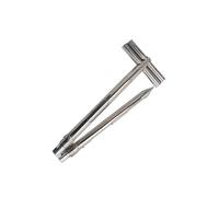 Générique Sonde d'échantillonnage de Sol 32 mm en Acier Inoxydable, sonde d'échantillonnage de Grains à Double Tube en Acier Inoxydable, Amovible et Pliable, Deux Tailles(150cm)