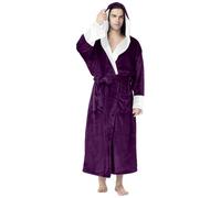 Générique Sortie de Bain Homme Peignoir Kimono Japonais avec Ceinture Vêtements détente et nuit Couleur Unie léger voyage Idéal pour la maison, piscine