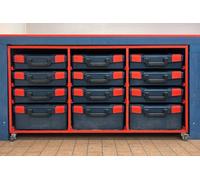 Générique Sortimo Organiseur L-Boxx à Rails - Boîte de Rangement Empilable avec Compartiments Modulables