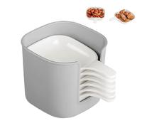 Générique Soucoupe À Sauce Soja - Bol à Trempette avec Poignée | Plateau à Sauce avec Support pour Yaourt Snacks Famille Cuisine Restaurants Barbecue Pique-nique