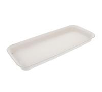 Générique Soucoupe Rectangulaire Plastique pour Plantes Bac à Eau Long et Large pour Pots Intérieurs et Extérieurs Plateau Jardin Grand Format pour Plusieurs Plantes Résistant et Élégant
