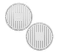 Générique Soucoupes Rondes Plateau de Drainage en Plastique Lot de 2 Élégant et Robuste pour Plantes et Pots de Fleurs pour Salle de Bain et Jardin