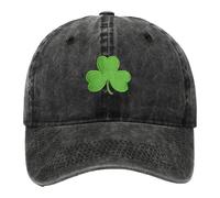 Générique Soudure St. Pa Trick's Day Hat Green Baseball Cap Sha Mrock Embroidered for Man Women Funny Bonnet Vert Fluo Homme (Black, One Size)