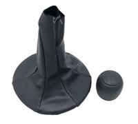Générique Soufflet de levier vitesse pour FIAT PANDA 2003-2012/500 500C 2007-2013 Poignée de levier de vitesses(Black Combo)