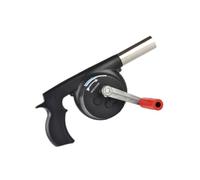 Générique Souffleur air pour barbecue en fer et ABS, outil manuel compact pour allumer feu de charbon, adapté aux activités de camping et pique-