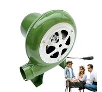 Générique Souffleur électrique pour barbecue,Ventilateur à vitesse variable 12 V de forge robuste double usage AC et DC véhicules extérieur