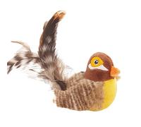 Générique Sound Bird Toy Realistic Chirping Flapping Interactive Simulation | Cat Fluff Toys Indoor Cats, Playtime, Fun, Exercise, Stimulation, Hunting Instinct, Boredom Relief, Chasing, Pouncing