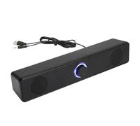 Générique Soundbar Design Élégant, Conférencier Audio | Altoparlante avec Un Volume Amélioré Et Une Basse Profonde Intégrée, Un Système sans Fil pour Améliorer L'expérience Sonore sur Le Bureau, Le