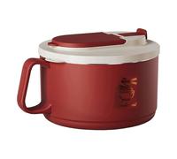 Générique Soup Bowl - 1650ml Large Capacity Anti-Scalding Handle | Stainless Steel Noodle Bowl Salad Container For Lunch | For Fruit Salad Home Office School Apartment Dorm Picnic Camping