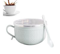 Générique Soup Mugs with Handles,25oz Aesthetic Cup Bowl with Lid | Dinnerware Soup Mug Large,for Travel Tea Christmas Cafe Oats Lunch Noodle Sandwich