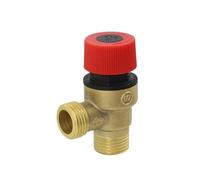 Générique Soupape de sécurité en laiton, interrupteur de décharge de vidange for chauffe-eau solaire mâle for chauffe-eau à gaz, soupape d'échappement, soupape de décharge de pression(01-GD)