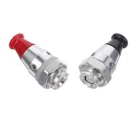 Générique Soupapes de Sécurité Accessoires Cuisine en Alliage D'aluminium 2pcs Conception Antiexplosion et Légère pour Autocuiseur pour Cuisinière à Haute Pression