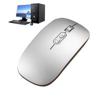 Générique Souris à Saisie vocale - Silencieux sans Fil 2,4 G, capteur Optique 1600 DPI, Prise en Charge de 28 Langues | Souris d'ordinateur USB avec Reconnaissance vocale