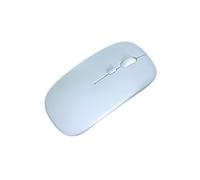 Générique Souris Bluetooth sans Fil Rechargeable-Silencieuse, Ergonomique, pour iPad, Ordinateur, Ordinateur Portable, Tablette, Téléphone, Bureau et Jeux (Blanc)