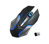 Générique Souris D'ordinateur - Souris De Jeu sans Fil pour Ordinateur Portable, Mode sans Fil USB Blanc, Rose, Noir | avec Contrôleur De Joueur Silencieux Ergonomique Rétroéclairé, De Jeu USB pour O
