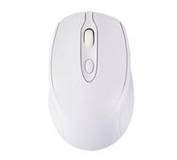 Générique Souris Ergonomique sans Fil pour PC Portable Souris USB Optique Silencieuse 1600DPI Portable Confortable (Blanc)