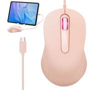 Générique Souris Filaire USB Type-C - Câble 150cm, Souris Ergonomique à Silencieux, 1000 DPI Optique, Durée de Vie 5M Clics, pour Bureau, Maison, Jeu & Ordinateur Portable