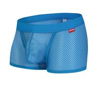 Générique sous-vêtements en Nylon pour Hommes en Maille U Bulge Sexy Respirant Tronc de Sport décontracté Extensible Confortable Boxer Slips (Bleu Clair,M)