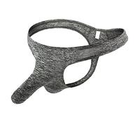 Générique sous-vêtements Sexy en Forme d'éléphant Convexe en U pour Hommes Respirant Dos Creux String en T Taille Basse Maillot de Bikini (Noir,M)