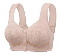 Générique Soutien Gorge Allaitement Fermeture Devant Brassiere Tire Lait Beige sans Bretelle Grande Taille Armature Gorgé Cape Personnes Âgées Comfit Firmlift Gorges Sport Femme Maintien Fort Attache
